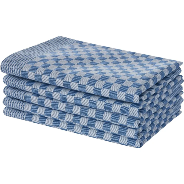 OTTO home Geschirrtuch Keersten Premium,5 Stk. 100% Baumwolle, saugstark, hochwertig, (Set, 5-tlg), hochwertig, Grubentuch, 100 % Baumwolle, 65 × 50 cm – Bild 1