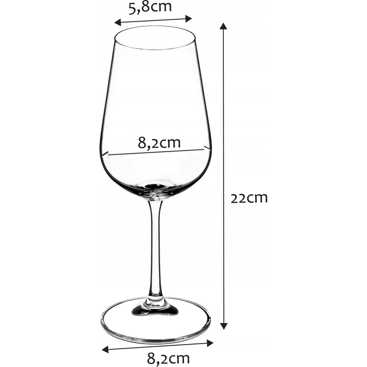 KADAX Weißweingläser, Glas-Set, 6 Stück, 360 ml – Bild 9