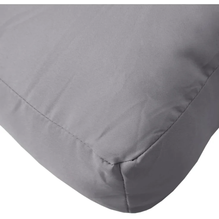 vidaXL Palettenkissen Grau 60x40x12 cm Stoff 360558 – Bild 6