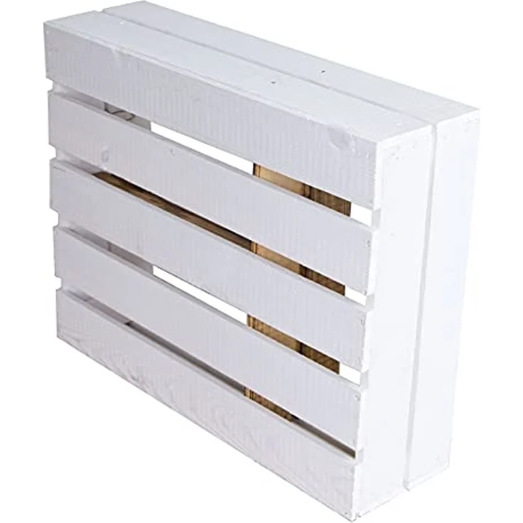 Kistenkolli Altes Land Allzweckkiste Obstkiste Bella Quer geflammt Weinkiste Ablegkiste Holzkiste Holzregal (Spar-Set, 1er Set) – Bild 2
