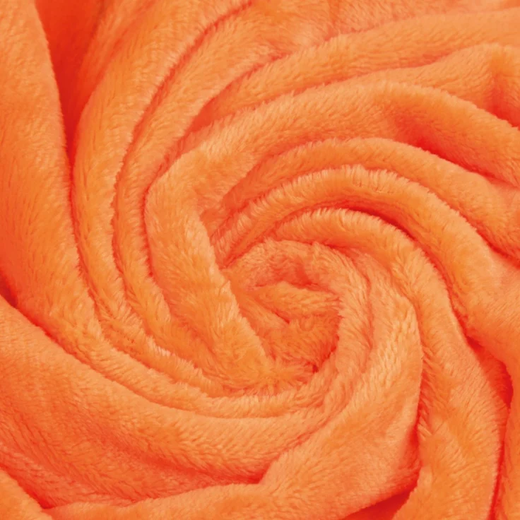 Kuscheldecke "Celina" Orange 150x200 cm – Bild 10