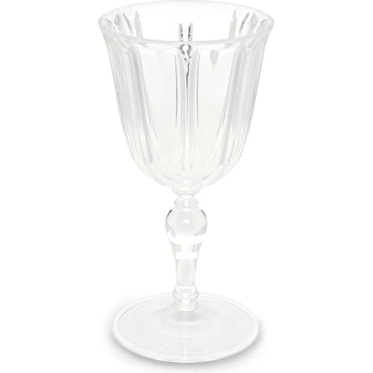 Excelsa Country Chic Weinglas 25 cl, Kunststoff, transparent, 9. 3x9. 3x18. 5 cm