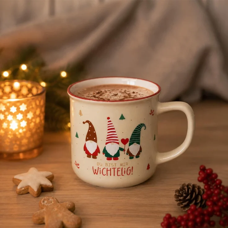 Tasse Becher 35cl Geschenk Weihnachten Adventszeit Sheepworld WICHTELIG 51214 – Bild 2