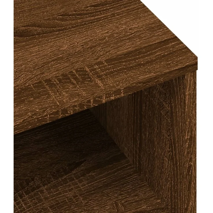 vidaXL TV-Schrank Braun Eiche-Optik 80x40x40 cm Holzwerkstoff 815236 – Bild 9