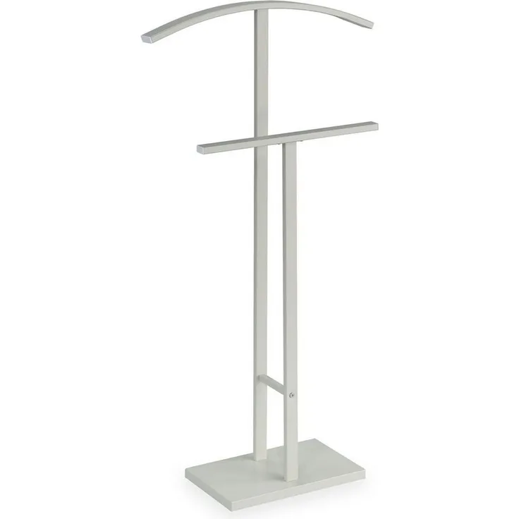 IDIMEX Herrendiener SCOTT, Stummer Diener mit Hosenbühel, Metall Damendiener Kleiderbügel beige