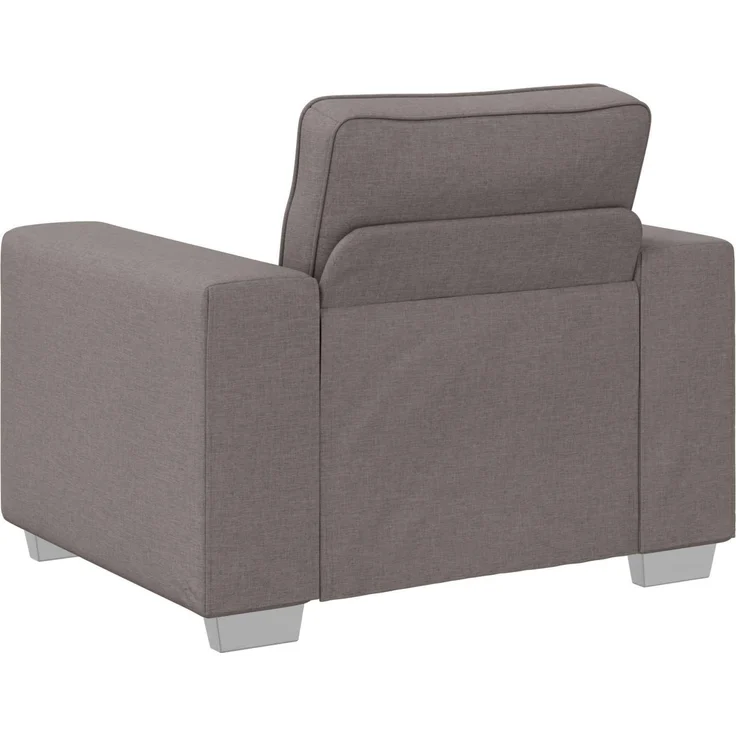 vidaXL Sofa-Sessel Taupe 100 cm Stoff 4105213 – Bild 5