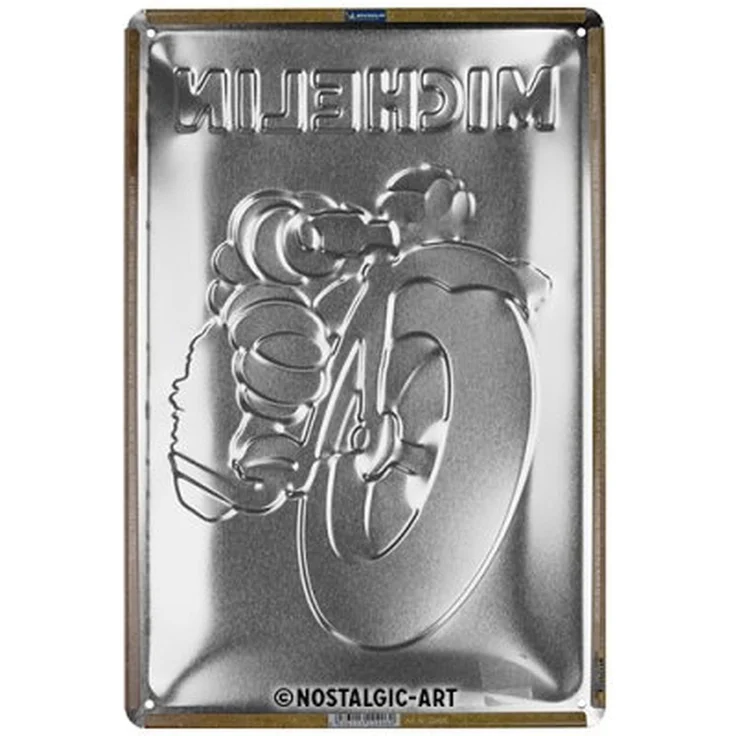 Nostalgic Art Blechschild Michelin - Motorcycle Bibendum - 20x30cm – Metall – Mehrfarbig – 22406 – Bild 3