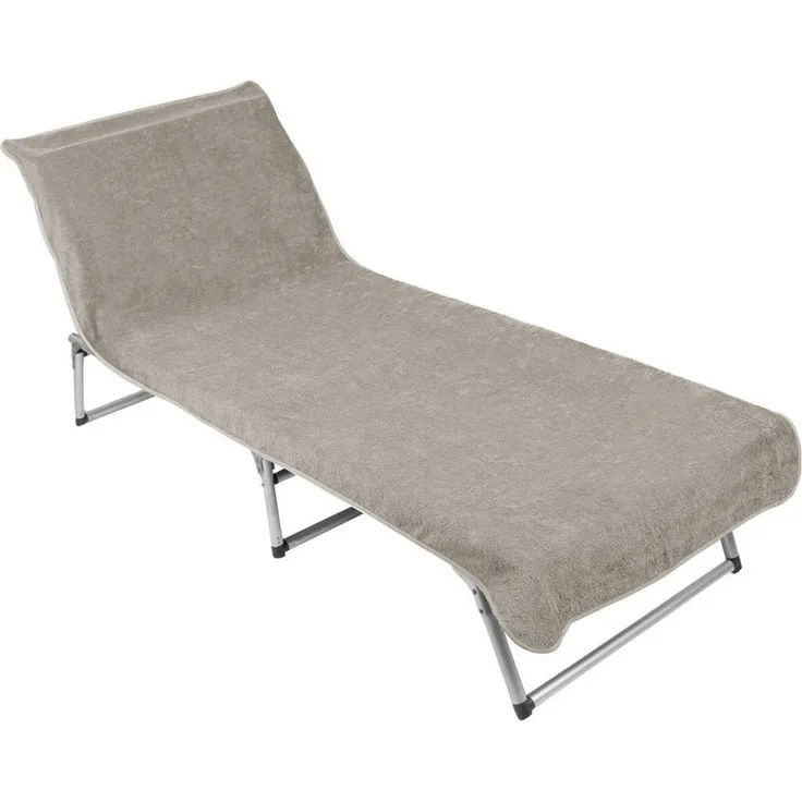 ZOLLNER Strandtuch, Mikrofaser (1-St), 75x215 cm, 100% Baumwolle, Liegenbezug für Sonnenliege