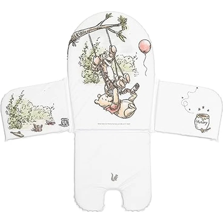 keeeper Winnie Auflage für Hochstuhl, Universal für Hochstühle, Mit Klettverschlüssen, Lena, Weiß – Bild 3