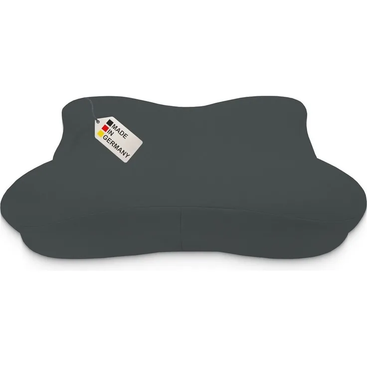 DUKAL Kissenbezug Derila (Ergo) Memory Foam Kissen, 100% Baumwolle, (1 Stück), aus hochwertigem Doppel-Jersey, mit Spannumrandung, Made in Germany