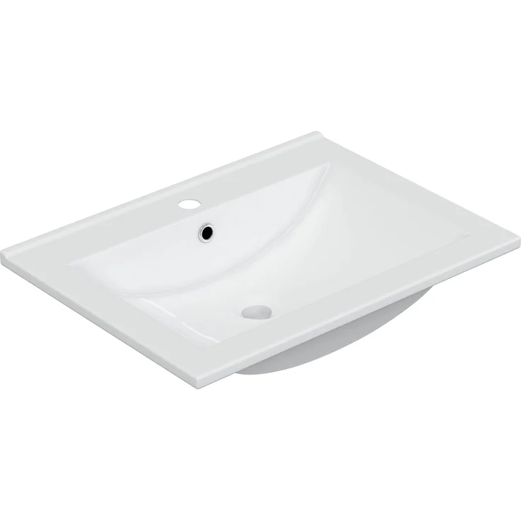 Waschtisch-Set >KIT< in Weiß glänzend - 60x80x45 (BxHxT) – Bild 6