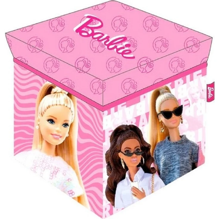 Barbie Praktische Aufbewahrungsbox zusammenklappbar – Perfekte Ordnung für das Kinderzimmer, 30x30x30 cm – Bild 2