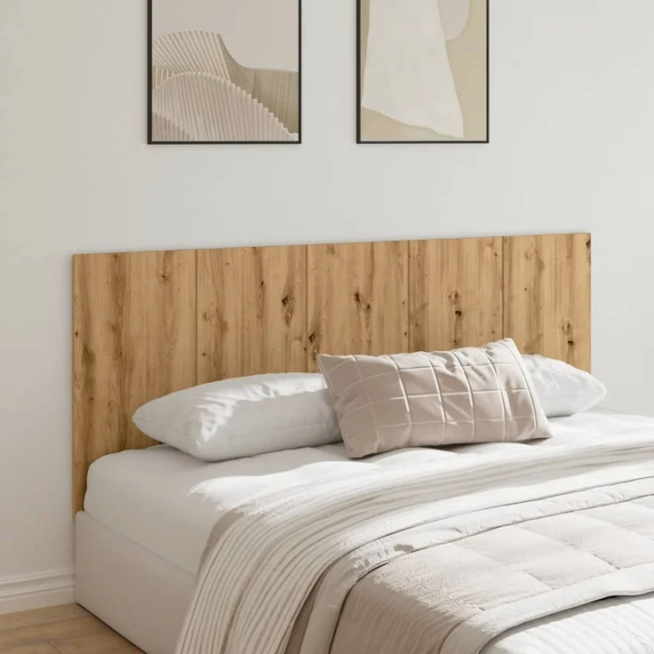 vidaXL Kopfteil Artisan-Eiche 200x1,5x80 cm Holzwerkstoff 856829 – Bild 1