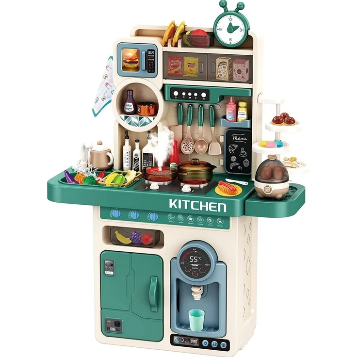 Coemo Kinderküche Tony Spielküche mit viel Zubehör Farbe Türkis