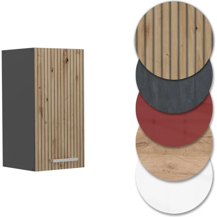 Hängeschrank R-Line Artisan-Eiche 30 cm Vicco – Bild 6