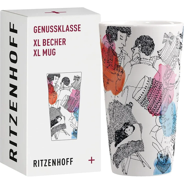 Ritzenhoff 3741002 Kaffeebecher XL #2 GENUSSKLASSE Lenka Kühnertová 2022