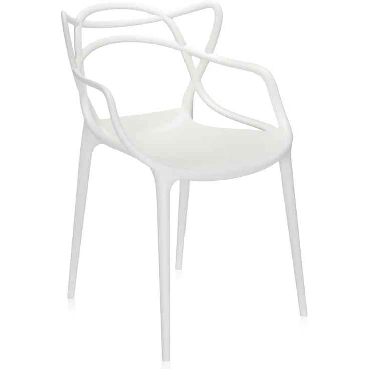 Kartell Masters, Stuhl, Weiß, 2er-Satz