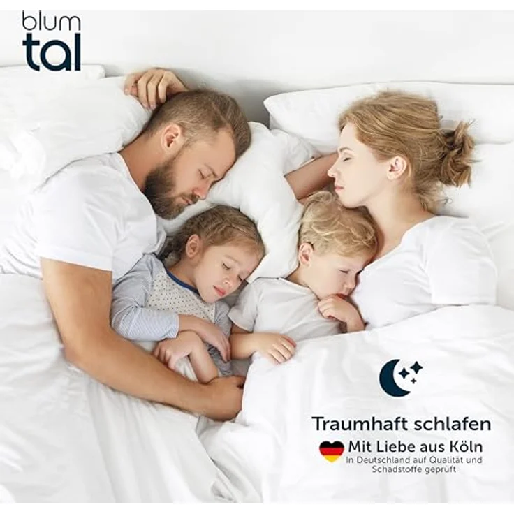 Blumtal Kunstfaserbettdecke zertifizierte Steppbettdecke - Winterdecke, Wärmeklassen: Sommer, 4 Jahreszeiten, Ganzjahresdecke, Winter – Bild 6