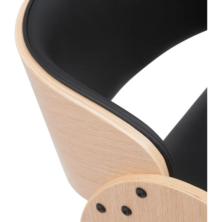 Calicosy Bürostuhl H72 cm – JUNON - Schwarz – Bild 8