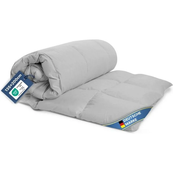 Bestlivings Sommerbettdecke ohne zusätzlichen Bettbezug nutzbar, Füllung: Kunstfaser, Bezug: Polyester, leicht, samtig-weich, waschbar bis 60 °C, schnelltrocknend, bügelfrei – Bild 4