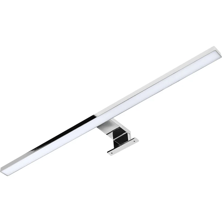 Badmöbel Set 4-teilig. Badmöbel Set 80 cm mit Waschbecken, Badspiegelschrank und LED-Leuchte, Eiche Craft Nb./Dunkelgrau – Bild 6