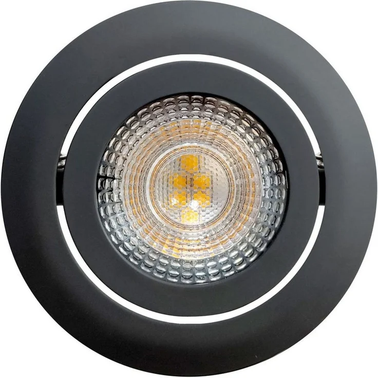 Maxkomfort LED Einbaustrahler 6/12er-Set Ultraflach & Schwenkbar, 3 Lichtfarben umschaltbar, LED fest integriert, (3000K/4000K/6500K), IP20 Deckenspots für Wohnzimmer, Küche & Flur - Ø82x25 mm – Bild 3