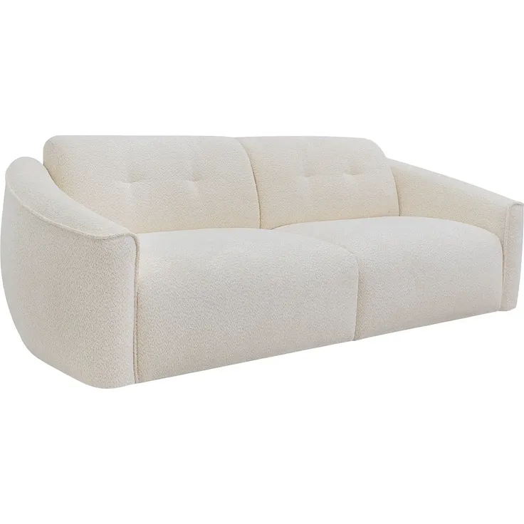 Vente-unique - ASUFA - Schlafsofa - Plastik - Kunststoff (PVC) - Weiß - 228 x 100 x 80 cm