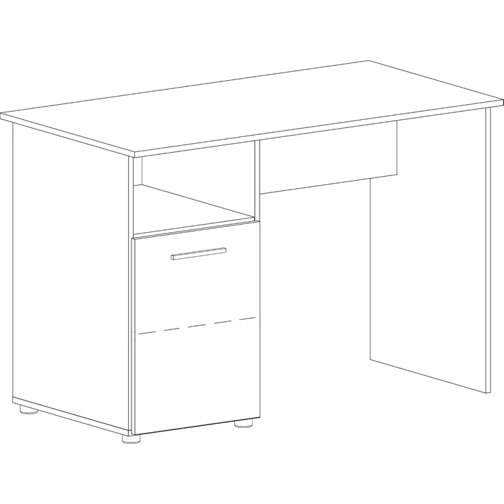 Arthur Berndt Jugendzimmer-Set »Alessio« 5-teilig, Liegefläche 120x200 cm, Anthrazit, Artisan Oak – Bild 24