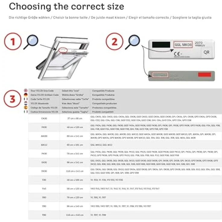 Dachfensterrollo mit Haltekrallen RHL FK00/CK00/MK00/100/SK00 1028, VELUX, Lichtschutz, ohne Bohren, freihängend, VELUX »Pick & Click!«, Lichtregulierung und Privatsphäre – Bild 2