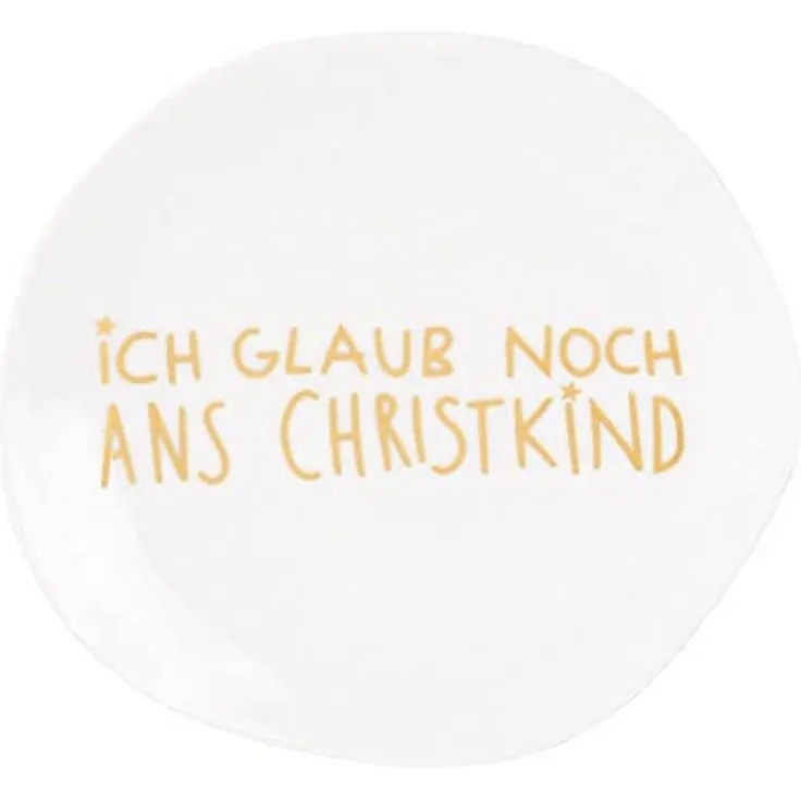 Räder Weihnachtsteller Ich glaub noch ans Christkind Ø 13,5 cm