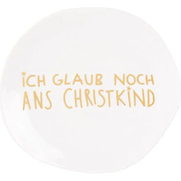 Räder Weihnachtsteller Ich glaub noch ans Christkind Ø 13,5 cm – Bild 1