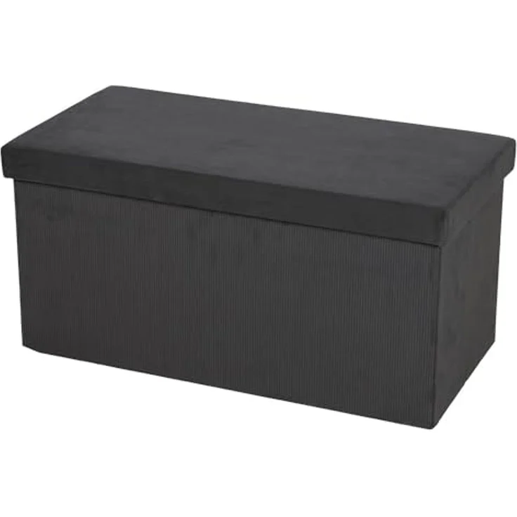 Urban Living Truhenbank SITZBANK CORD "velours côtelé" zusammenklappbar, Aufbewahrungsbox Truhe mit abnehmbarem Deckel – Bild 1