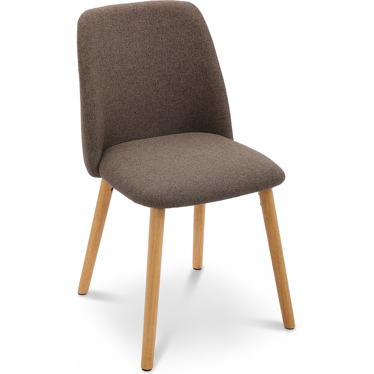 GOEURVANT 421 Esszimmerstühle 2er-Set, Webstoff - Mokkabraun – Bild 2