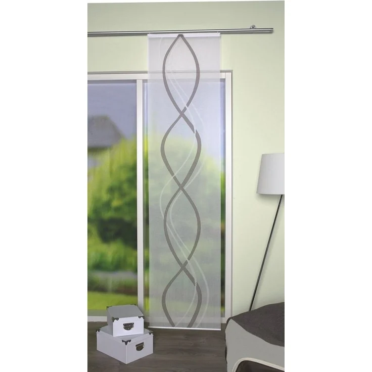 HOME WOHNIDEEN Schiebegardine AUERBACH, Paneelwagen (1 St), transparent, HxB: 245x60, Schiebevorhang Effektvoile Scherli – Bild 5
