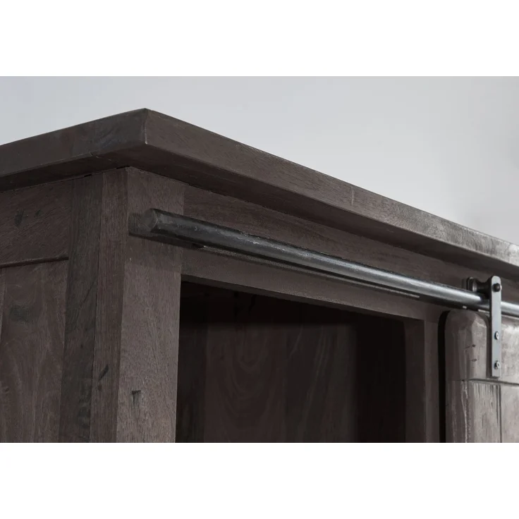 Schrank Mango 100x60x190 grau lackiert RAILWAY #216 – Bild 5