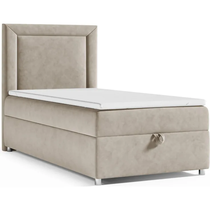Best For Home Trinity K3 Einzelbett mit Boxspringbett und Bonnell-Federkernmatratze