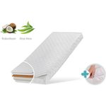 Kindermatratze KOKOS mit gestepptem Aloe Vera-Bezug, Kids Collective, 10 cm hoch, Babymatratze 60x120I70x140I80x160I80x180I90x200
