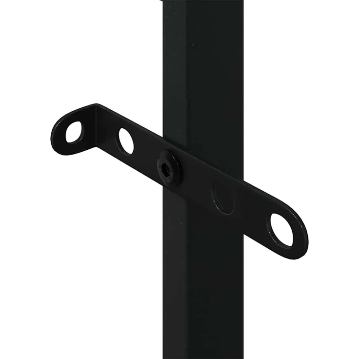 vidaXL Brennholzregal Schwarz 100x30x209 cm Stahl 4018469 – Bild 10