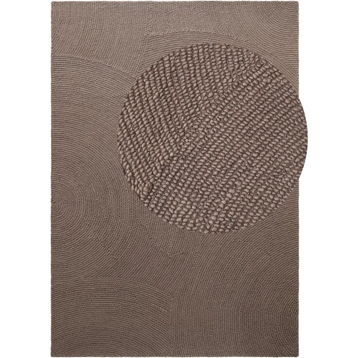 HANSE Home Wollteppich Calmio, auch als Läufer und in rund, rechteckig, Höhe: 18 mm, Handgetuftet, Wolle, Natur, Wohnzimmer, Schlafzimmer, Skandi, Hygge – Bild 2