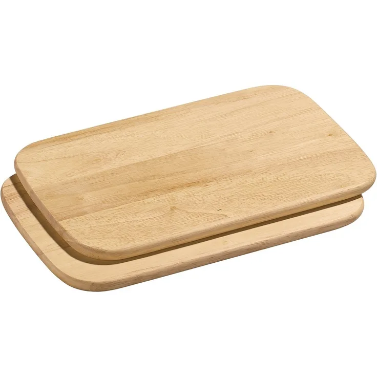 Frühstücksbretter 2er-Set, hell 26 x 17 cm