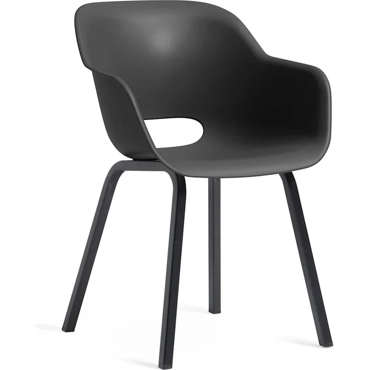 Keter Gartenstuhl mit Metallbeinen Noa 2 Stk. Graphitgrau 447617 – Bild 5