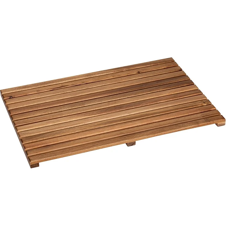 WENKO ACACIA Badematte 60 x 40 cm, Braun, aus Akazienholz – Bild 1