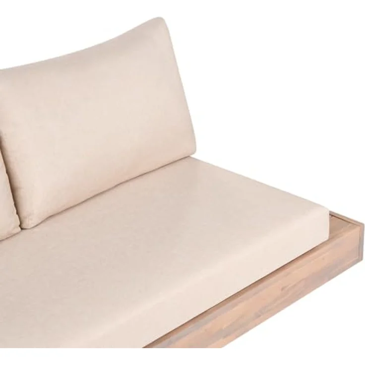 Gartensofa 2-Sitzer MARETTIMO zertifiziertes Akazienholz Beige – Bild 7