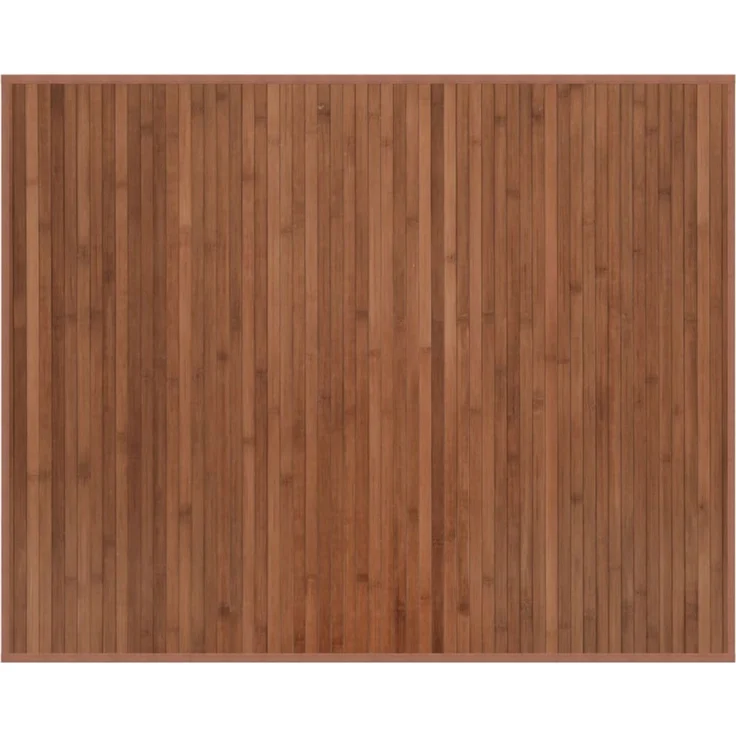 vidaXL Teppich Rechteckig Braun 80x100 cm Bambus 376902 – Bild 2