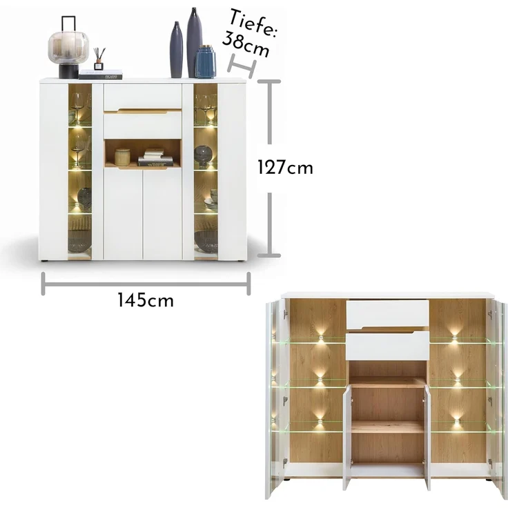 Highboardvitrine MEAGAN – Bild 3