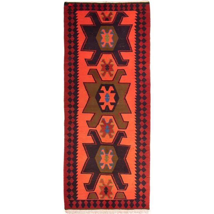Morgenland Läufer Kelim - Old - 335 x 150 cm - mehrfarbig