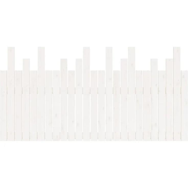 vidaXL Wand-Kopfteil Weiß 159,5 x 3 x 80 cm Massivholz Kiefer – Bild 5