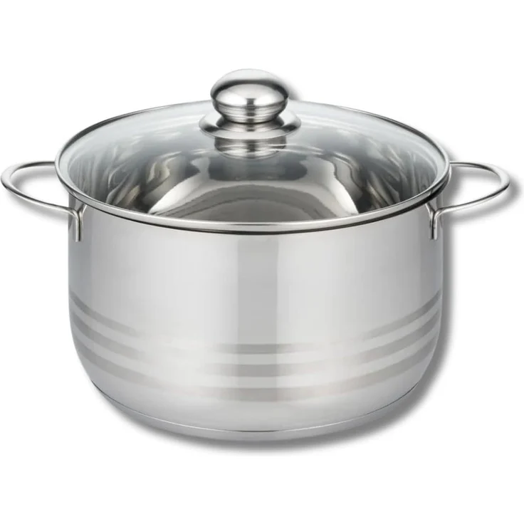 Topf ELO BRILLANT D 24 cm silber Bratentopf Universaltopf Suppentopf Kochtopf – Bild 1