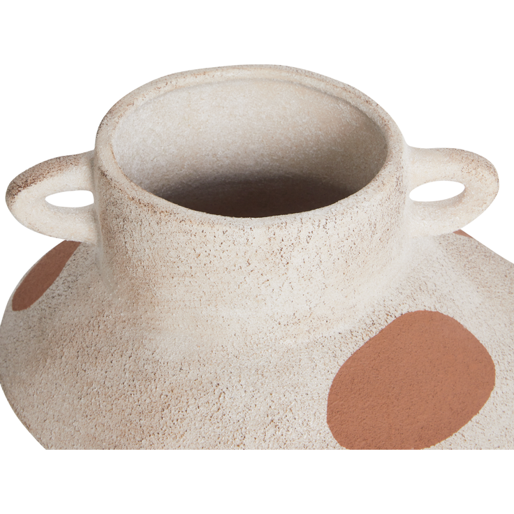 Blumenvase ALOSIDAE 19 cm Steinzeug Hellbeige – Bild 5
