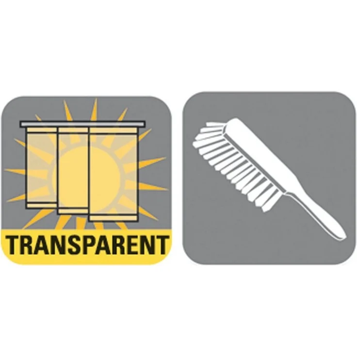 Gardinia Flächenvorhang Entry weiß 60 x 245 cm – Bild 2